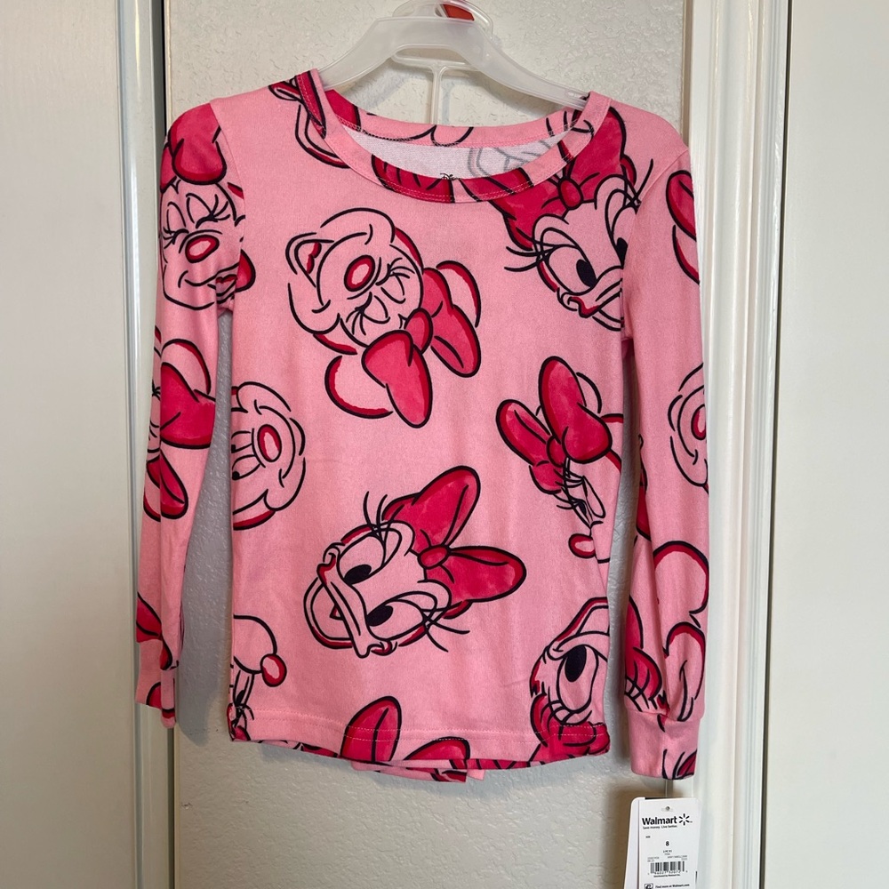 Girls Minnie Mouse Pajamas Size 8